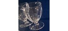 verres à vin ou apéritif en cristal