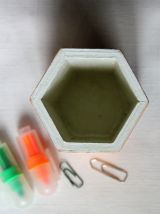 Pot à crayon.  Décor ethnique et coloré. Motif art singulier