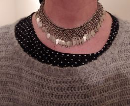 Collier kirghize en argent sterling