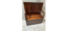 Banc coffre de grande dimension