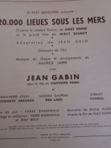 Album 20 000  lieux sous les mers Livre-Vinyle 33T 1956 