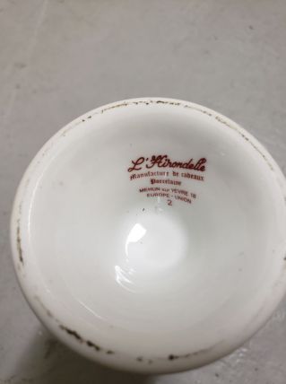 coupe porcelaine L'Hirondelle