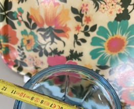 Vase bleu annee 70