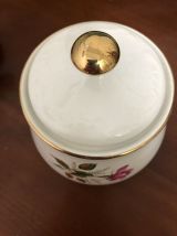 Sucrier vintage Digoin Sarreguemines modèle Roses