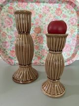 2 bougeoirs deco 