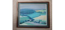 Tableau paysage de campagne de Pierre ROUX