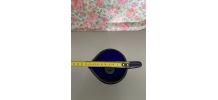 Pichet vintage en verre bleu 79’s