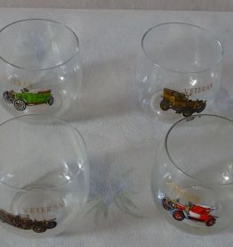 Verres à motif voitures classiques