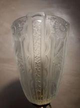 LAMPE bronze  ART  NOUVEAU TULIPE  pressé du style  MULLER D