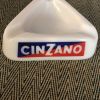 Cendrier publicitaire CINZANO blanc