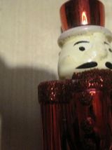4 figurines de noël 12.50 cm  en pastique dur  rééditions