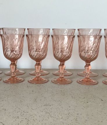 Série de 12 verres