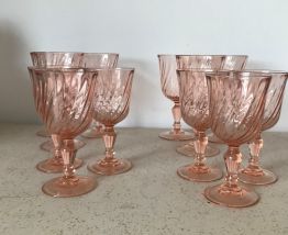 Série de 12 verres