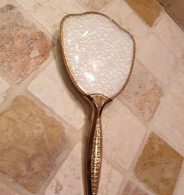 Miroir et brosse années 50