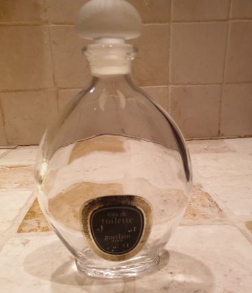 Flacon vide Shalimar 250 ml années 80 parfait état