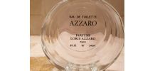 Flacon lenticulaire Azzaro pour femme années 80 plus édité