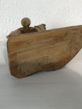 Statuette dromadaire en bois