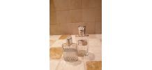 Lot 2 flacons vides  Eau sauvage Dior années 80