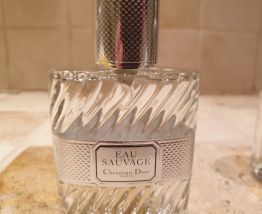 Lot 2 flacons vides  Eau sauvage Dior années 80