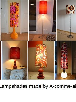 Création d'abat-jour vintage sur-mesure by A-comme-abat-jour