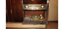 Meuble radio / tourne disque blaukpunt années 50-60
