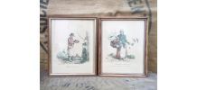 Lithographies Carle Vernet (les métiers d'autrefois)