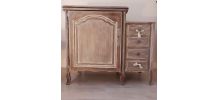 Meuble a tiroirs de couture ancien 