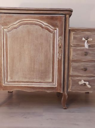 Meuble a tiroirs de couture ancien 
