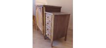 Meuble a tiroirs de couture ancien 