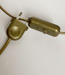Lampe champignon en pate de verre de style art nouveau.
