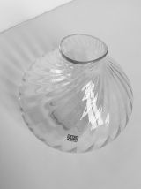 Vase en verre transparent, fait main