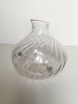 Vase en verre transparent, fait main