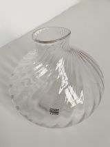 Vase en verre transparent, fait main