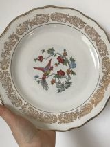 Série de 6 assiettes - en porcelaine