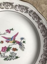 Série de 6 assiettes - en porcelaine