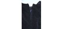 Robe longue fourreau fendu. Tissu crèpe noir. Taille 36. 