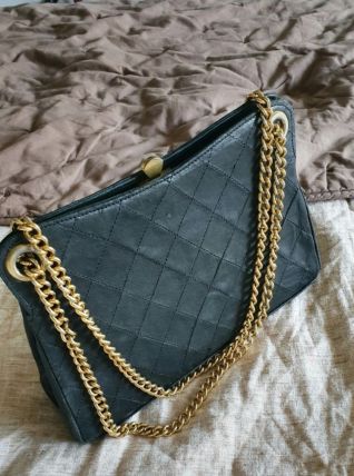 Sac vintage chaine dorée
