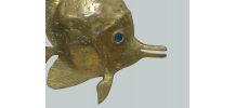 APPLIQUE SCULPTURE POISSON BRUTALISTE FRANÇOIS MELIN