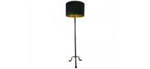 LAMPADAIRE EN FER PATINÉ TRIPODE 1940