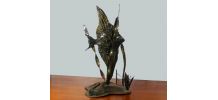 SCULPTURE BRUTALISTE D’UN POISSON TROPICAL