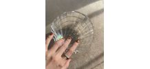 Grand vide poche Coquillage transparent.