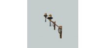 PAIRE D'APPLIQUES LUNEL 1950