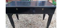 Bureau laqué noir