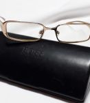 Monture de lunette dorée Hugo Boss