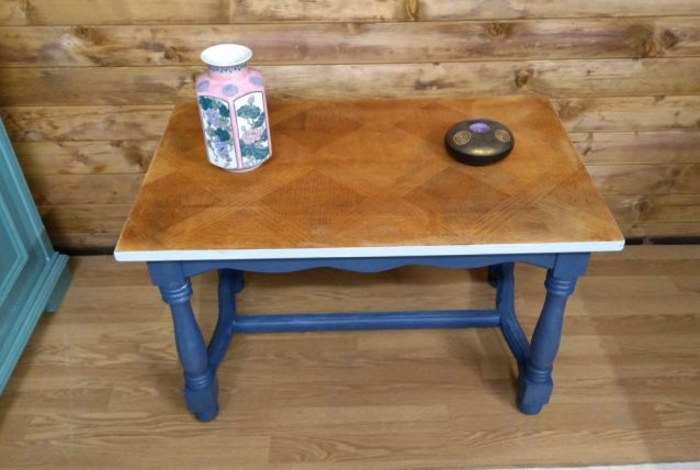 Table basse relookée