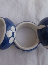 ronds de serviettes de table en porcelaine