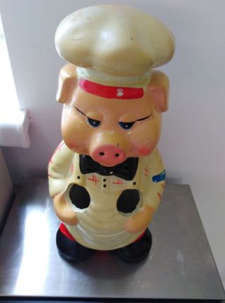 Range-couverts cochon Vintage