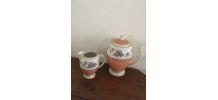 Lot cafetière et pot à lait  D R B Limoges France.