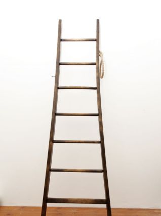  Échelle de bibliothèque en bois / peintre 195 cm