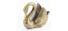 Vide poche cygne en laiton